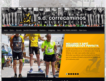 Tablet Screenshot of correcaminos.org